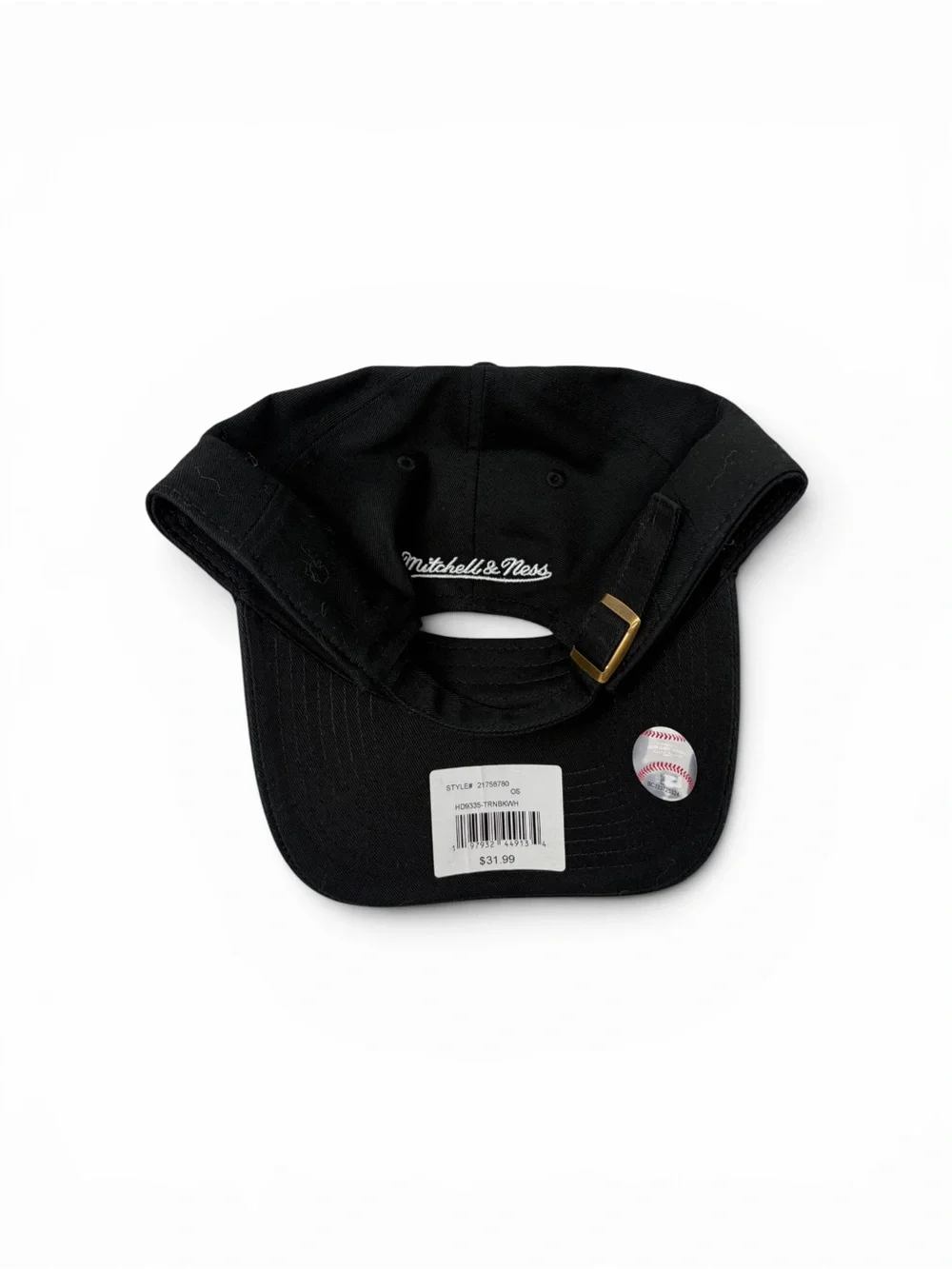 Texas Rangers Mitchell & Ness Logo Adjustable Dad Hat Cap